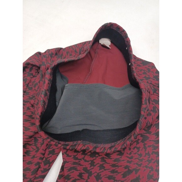 Chicos Pull On Pants Black Red Geometric Print Size 0.5 T - Picture 5 of 10